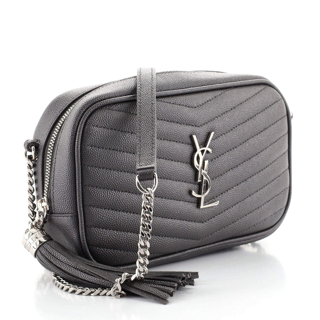 Lou Camera Bag Matelasse Chevron Leather Mini