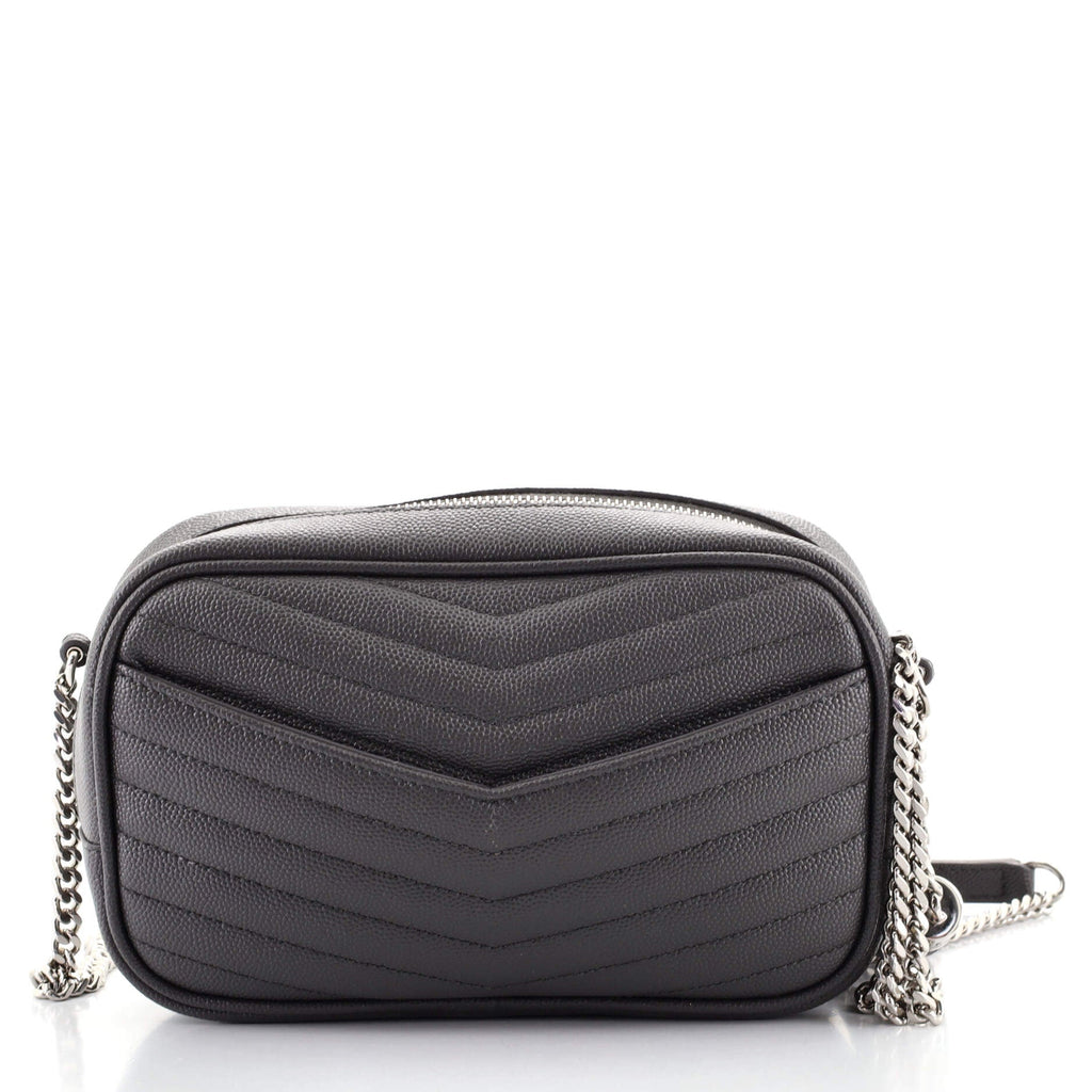 Lou Camera Bag Matelasse Chevron Leather Mini
