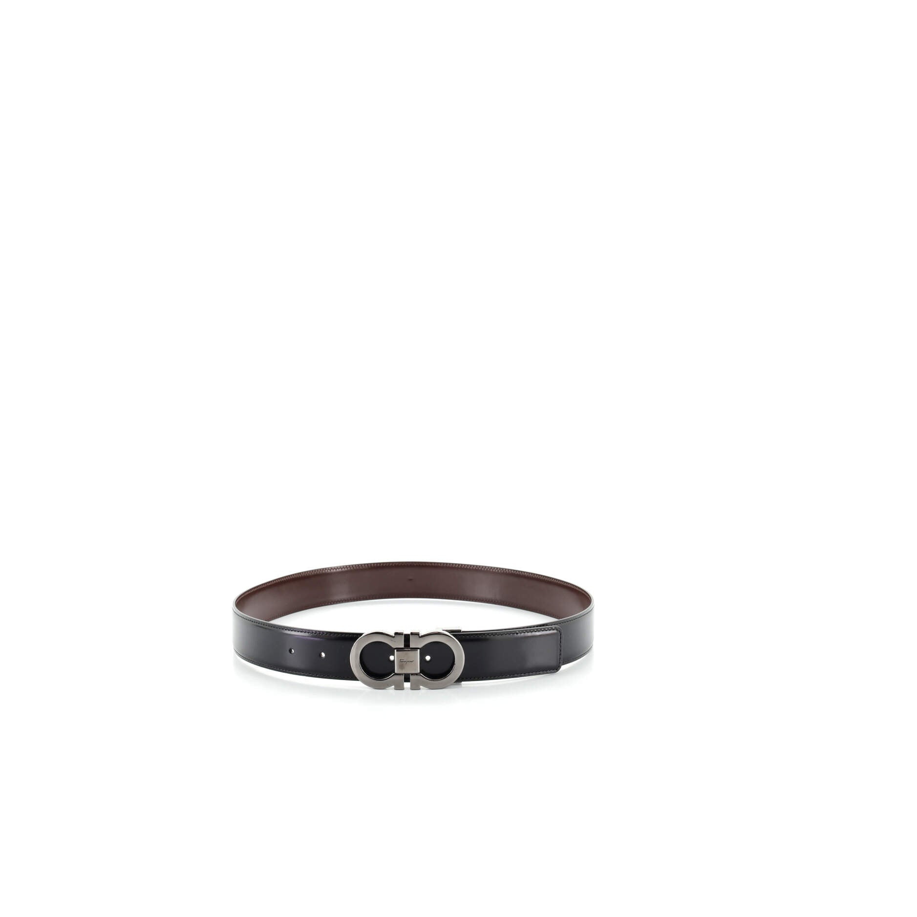 Gancini Reversible Belt Leather Wide 90