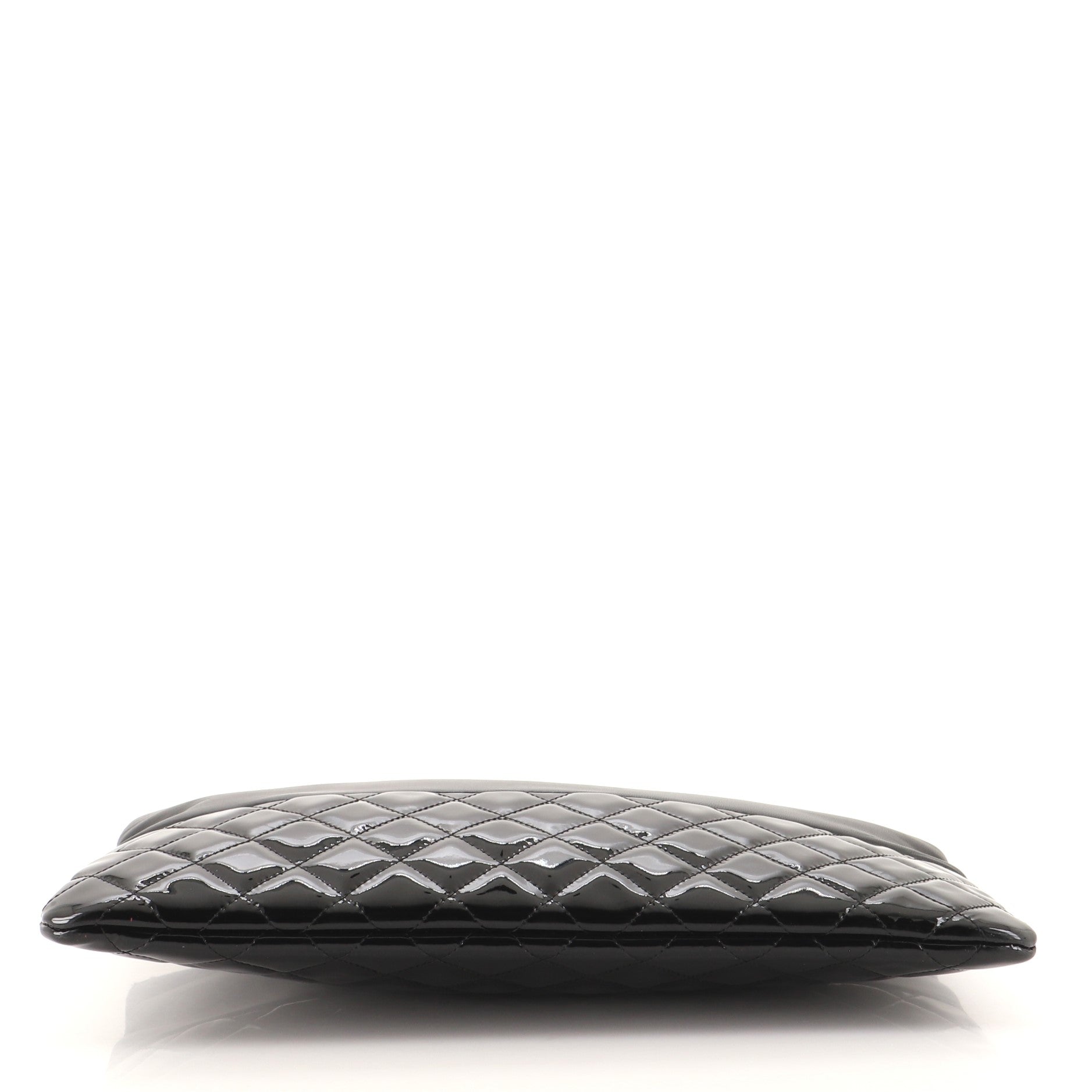 O Case Clutch Lambskin and Quilted Patent Large