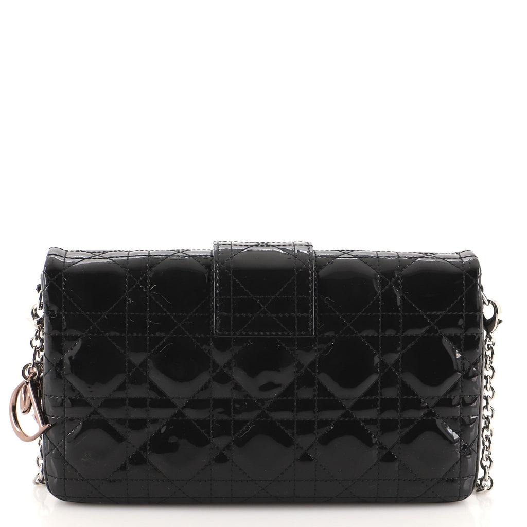 New Lock Pouch Cannage Quilt Patent Mini