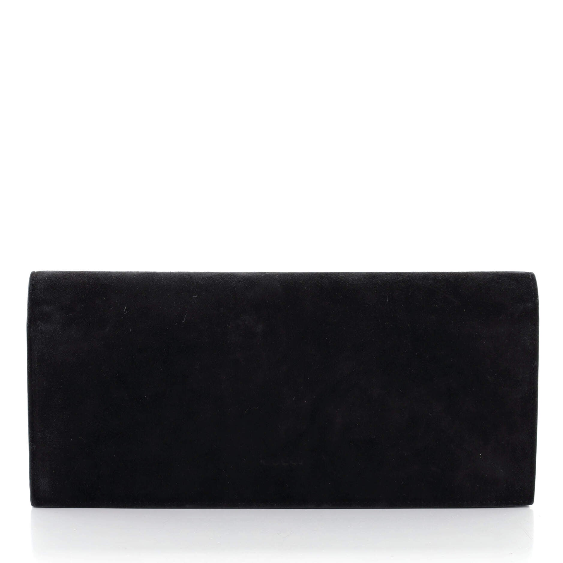 Broadway Abend Clutch Bag Crystal Embellished Suede