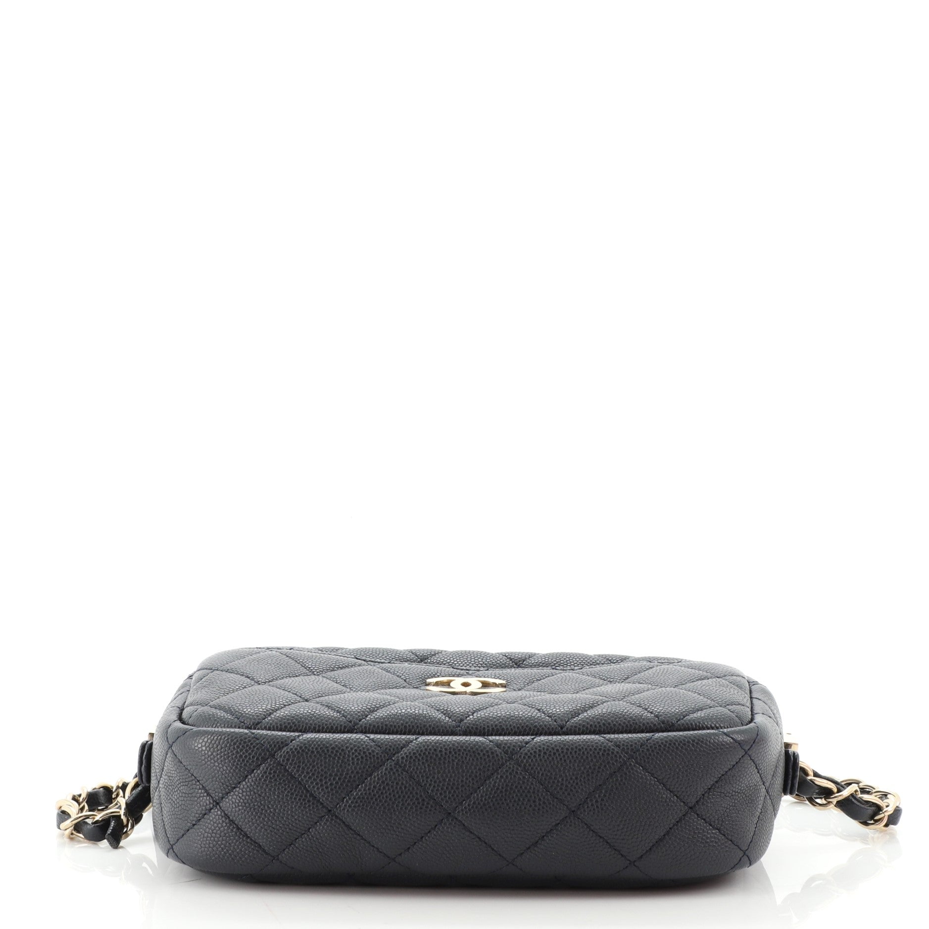 Camera Case Bag Quilted Caviar Mini