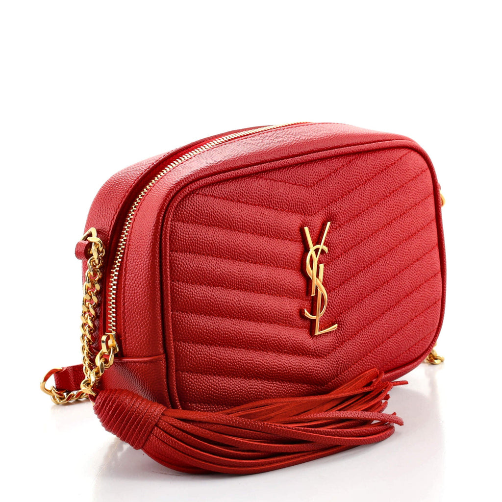 Lou Camera Bag Matelasse Chevron Leather Mini