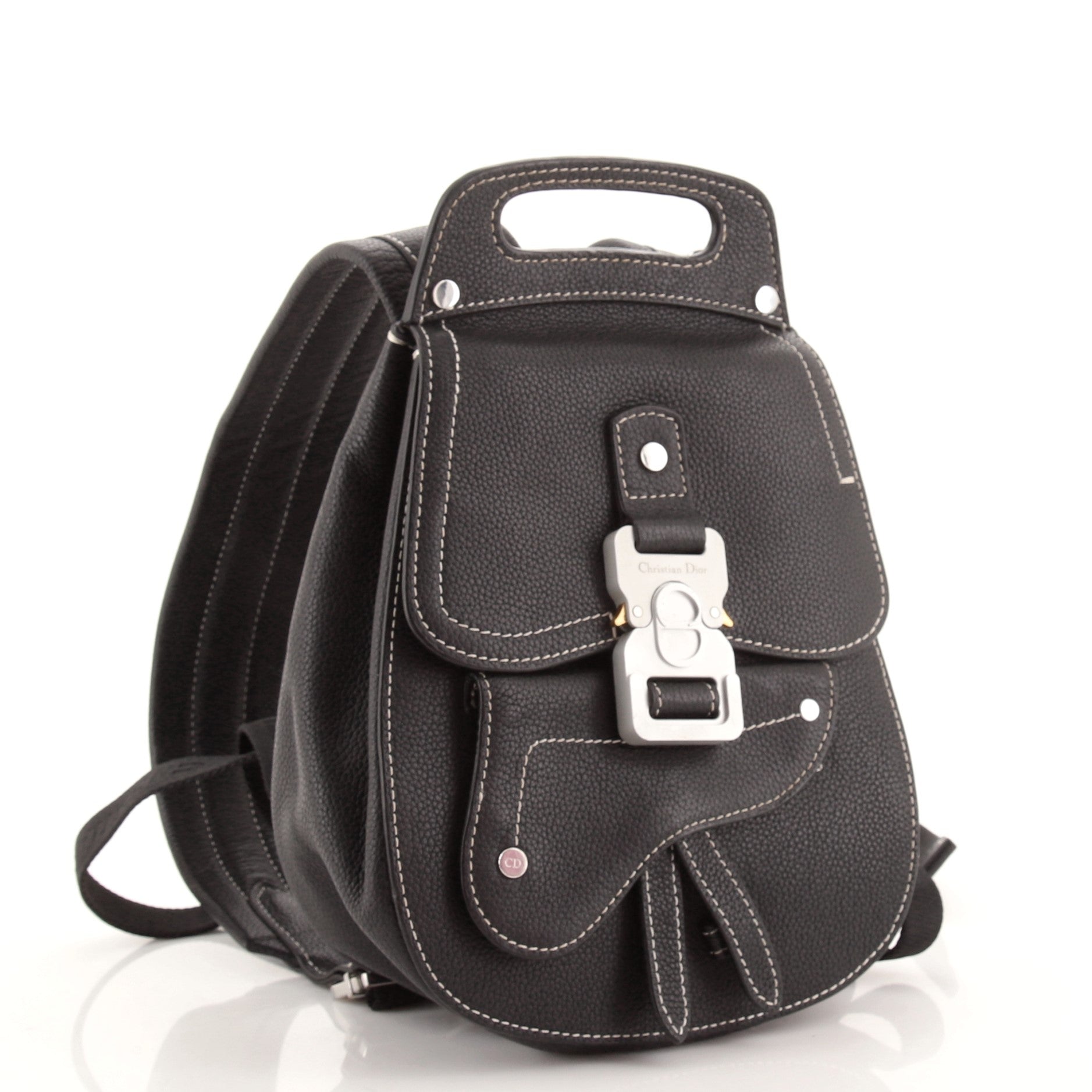 Saddle Backpack Leather Mini
