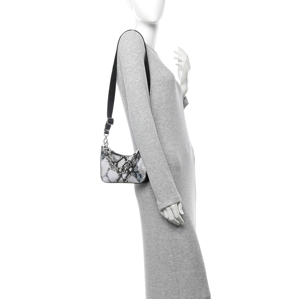 Calfskin Amazonia Loubila Mini Chain Shoulder Bag Multicolor