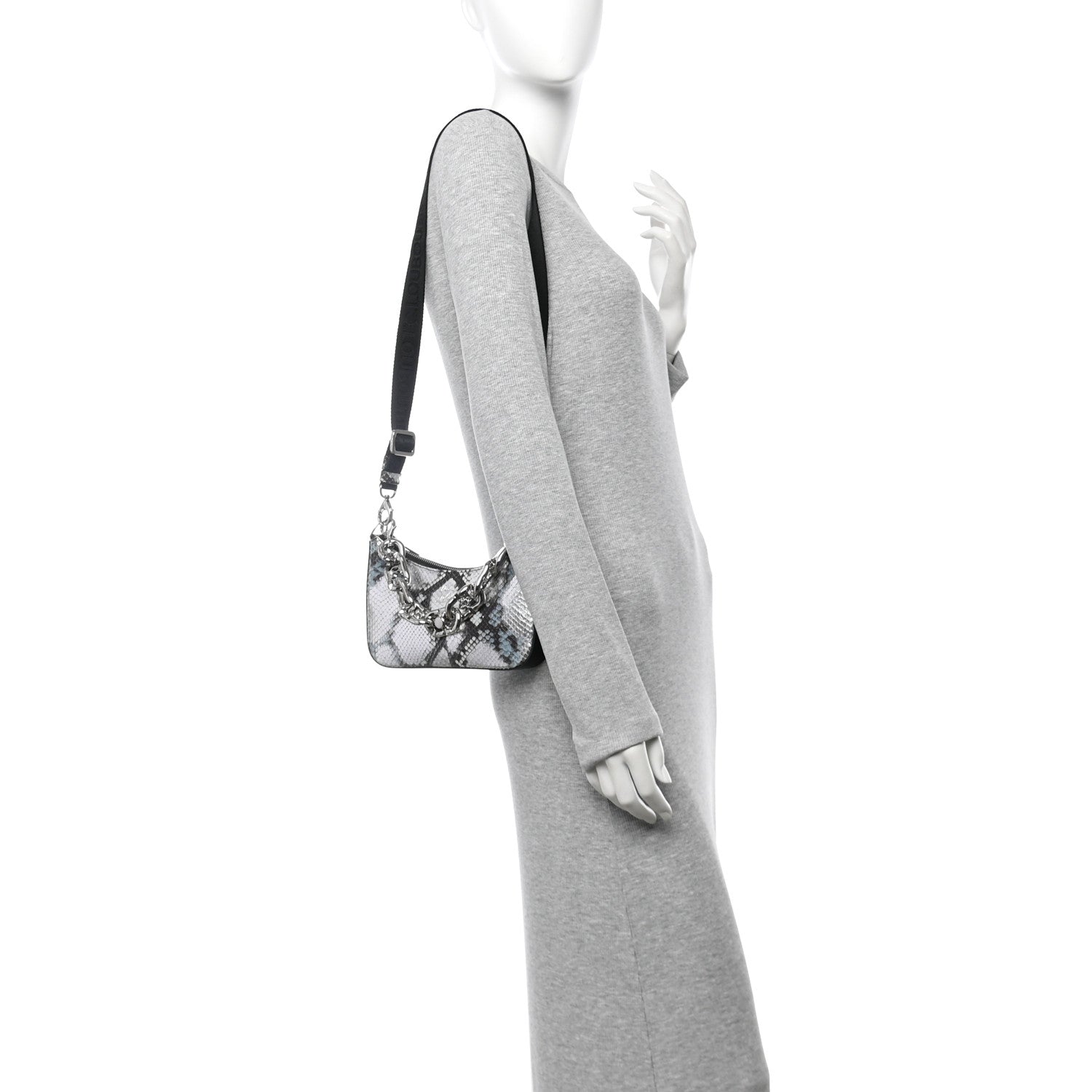Calfskin Amazonia Loubila Mini Chain Shoulder Bag Multicolor
