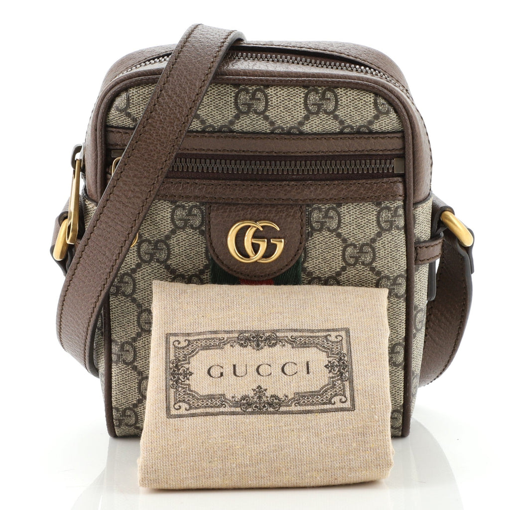Ophidia Messenger Bag GG Coated Canvas Mini