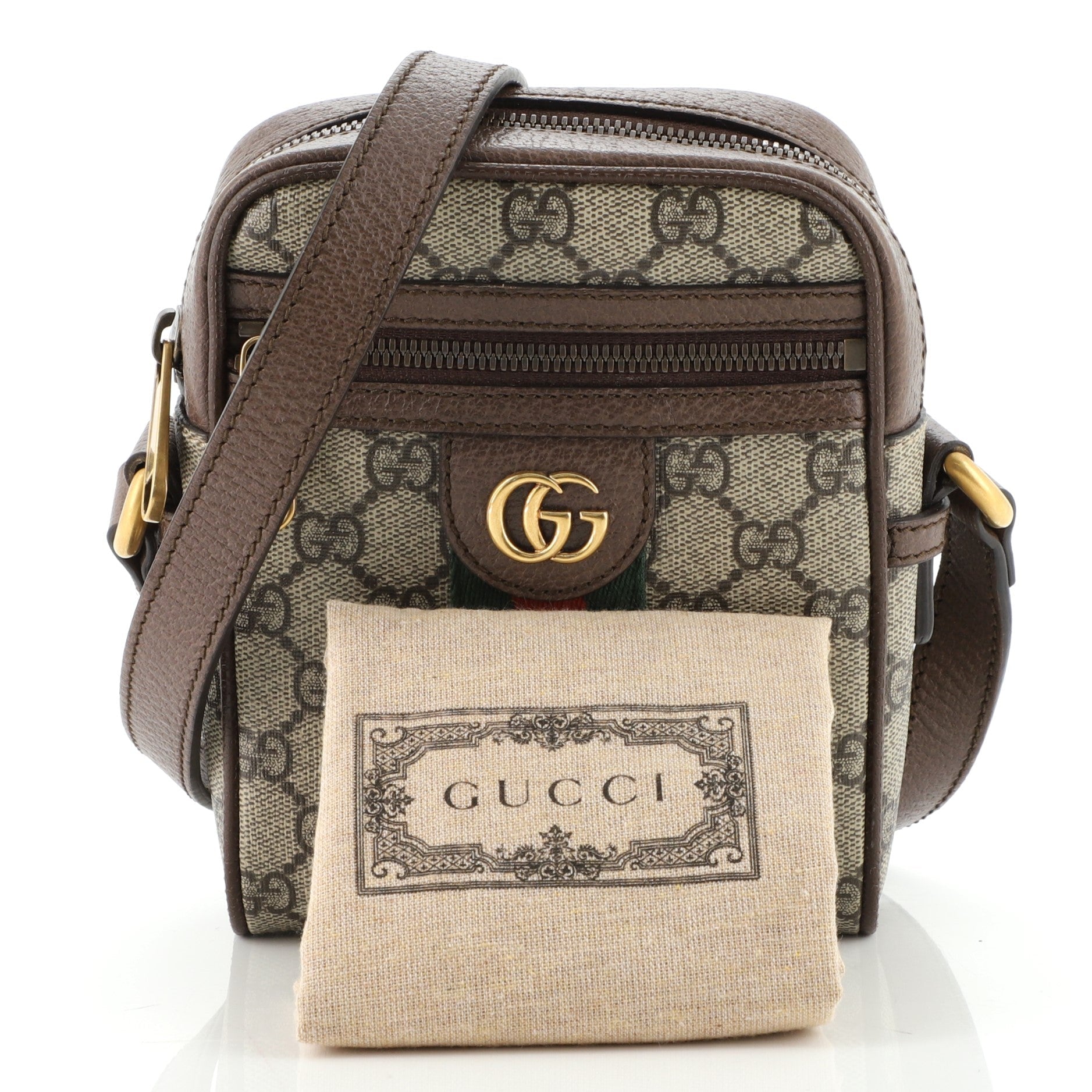 Ophidia Messenger Bag GG Coated Canvas Mini