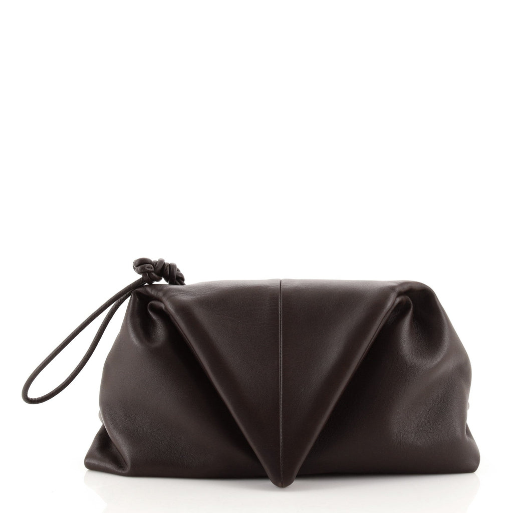 BV Trine Fold Clutch Leather