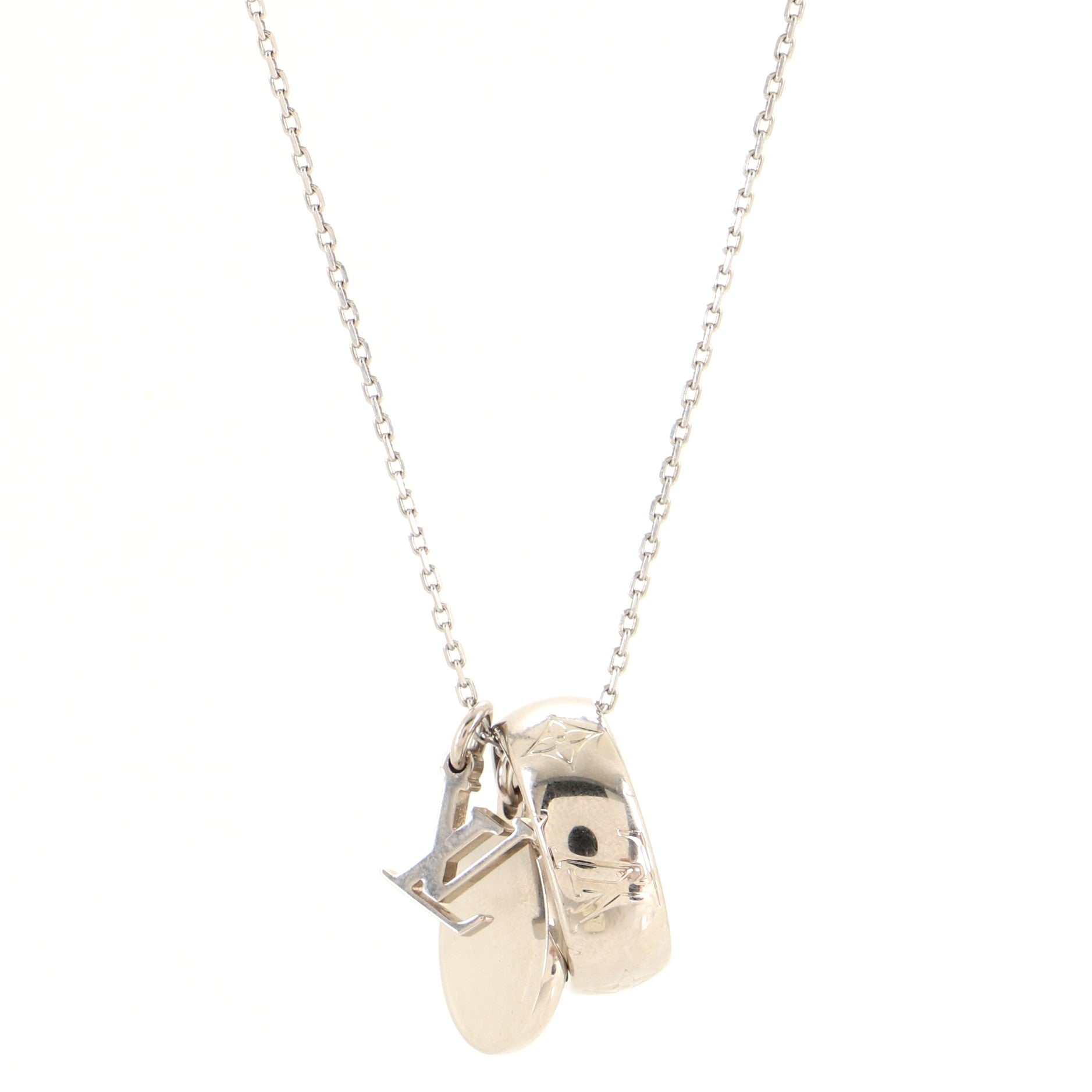 Monogram Charms Necklace Metal