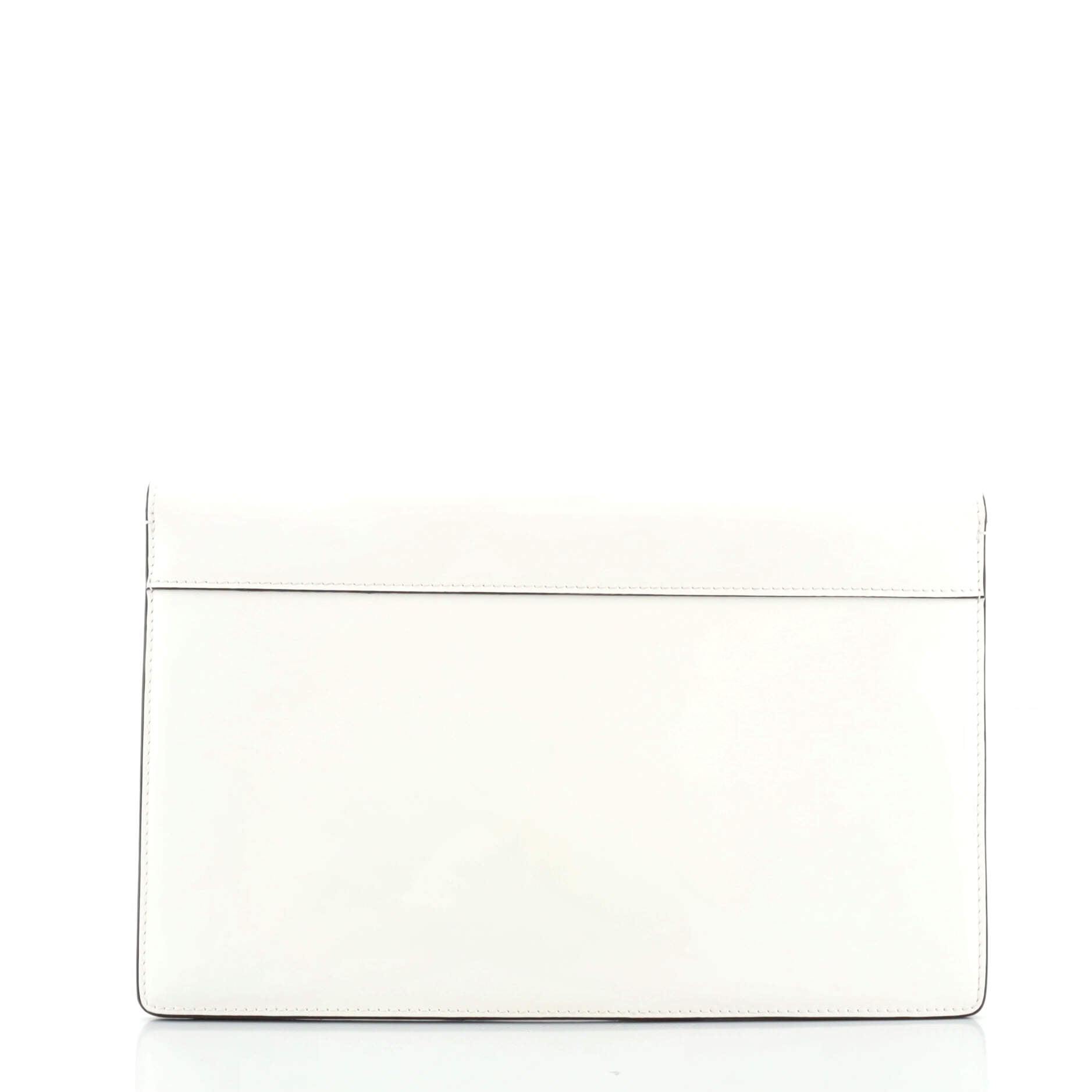 Diamond Clutch Spazzolato Calfskin Medium