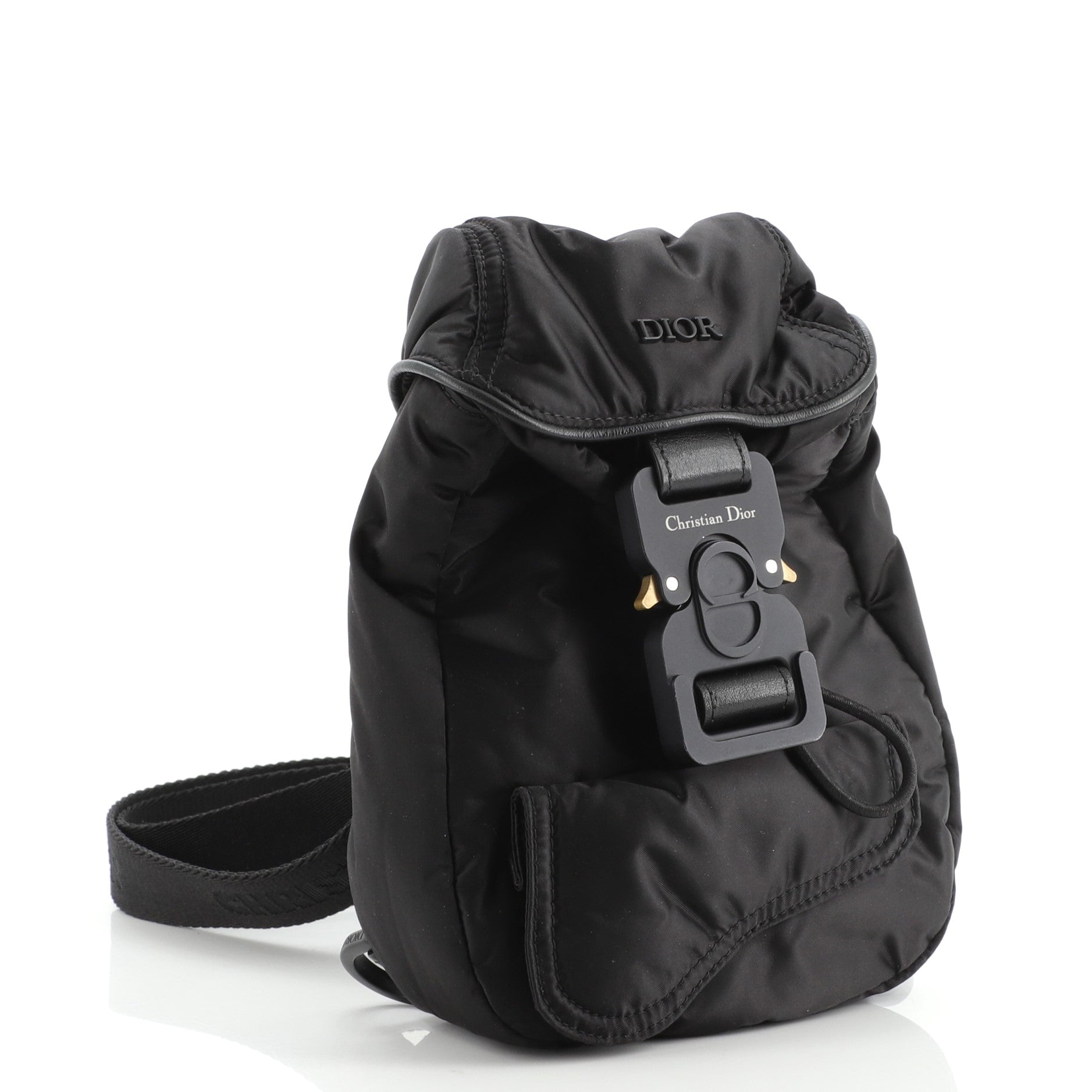 Homme Convertible Saddle Sling Bag Nylon Mini