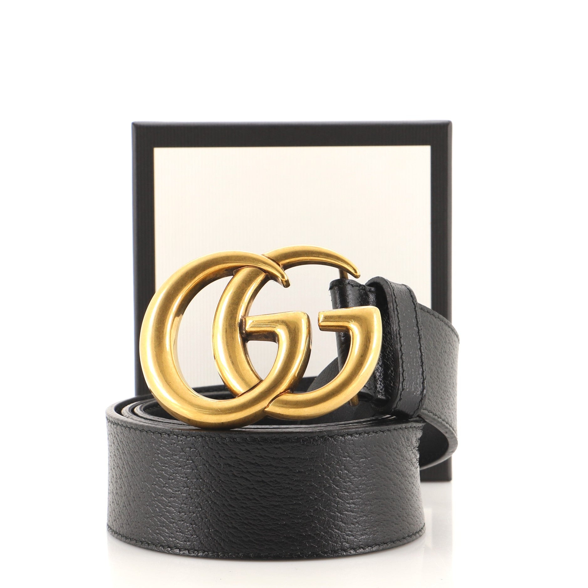 GG Marmont Belt Leather Wide 85