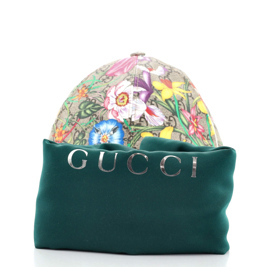 Baseball Cap Flora GG Coated Canvas Medium