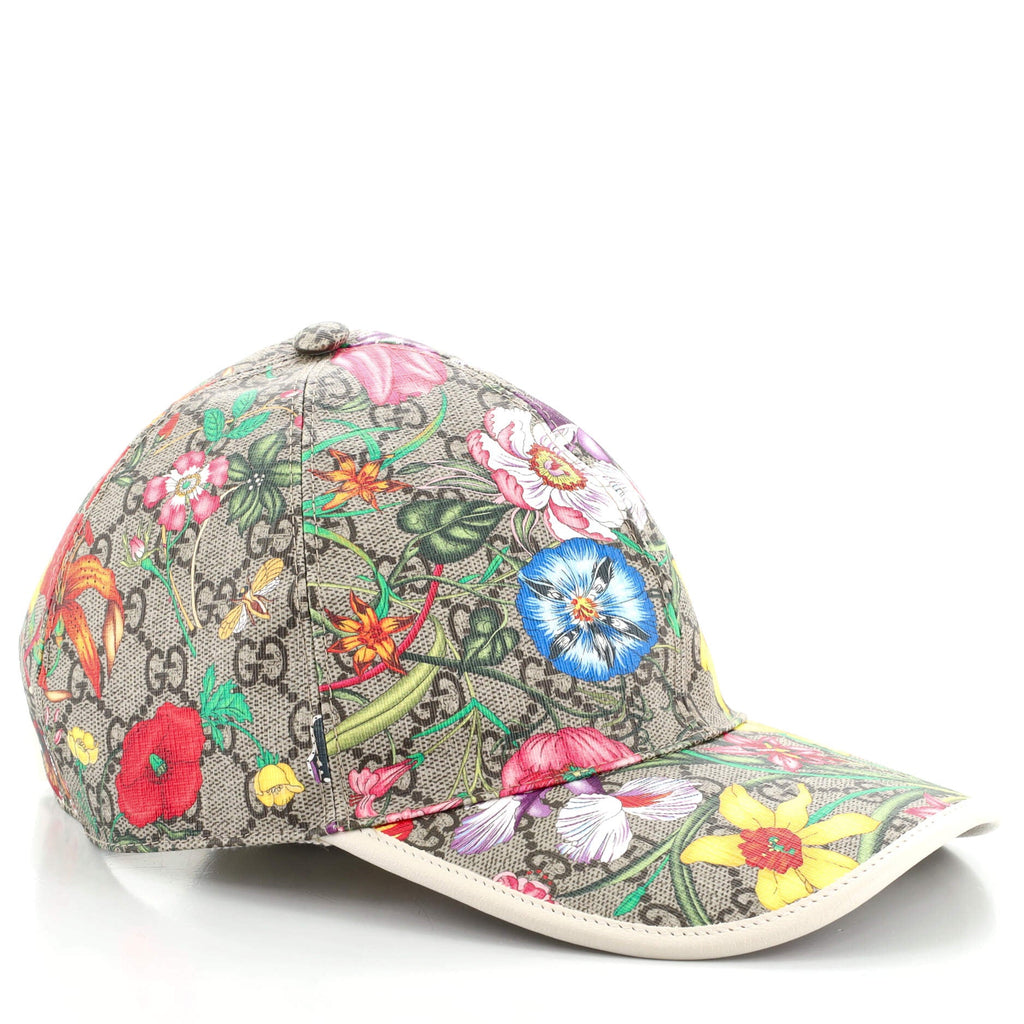 Baseball Cap Flora GG Coated Canvas Medium