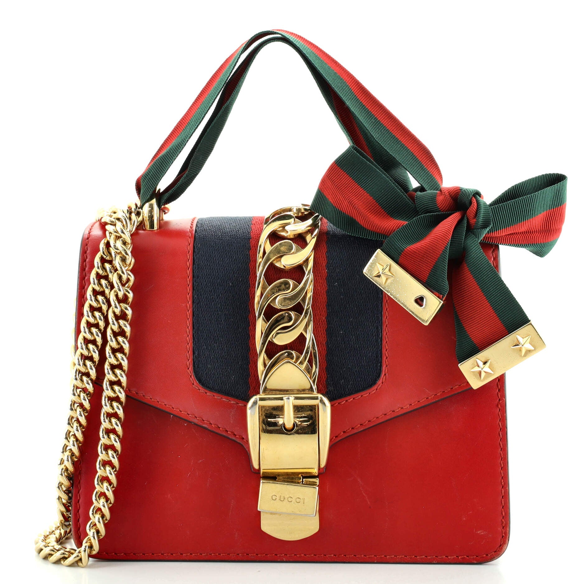 Sylvie Chain Shoulder Bag Leather Mini