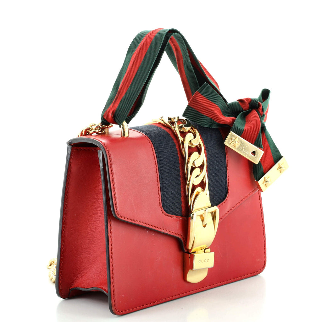 Sylvie Chain Shoulder Bag Leather Mini