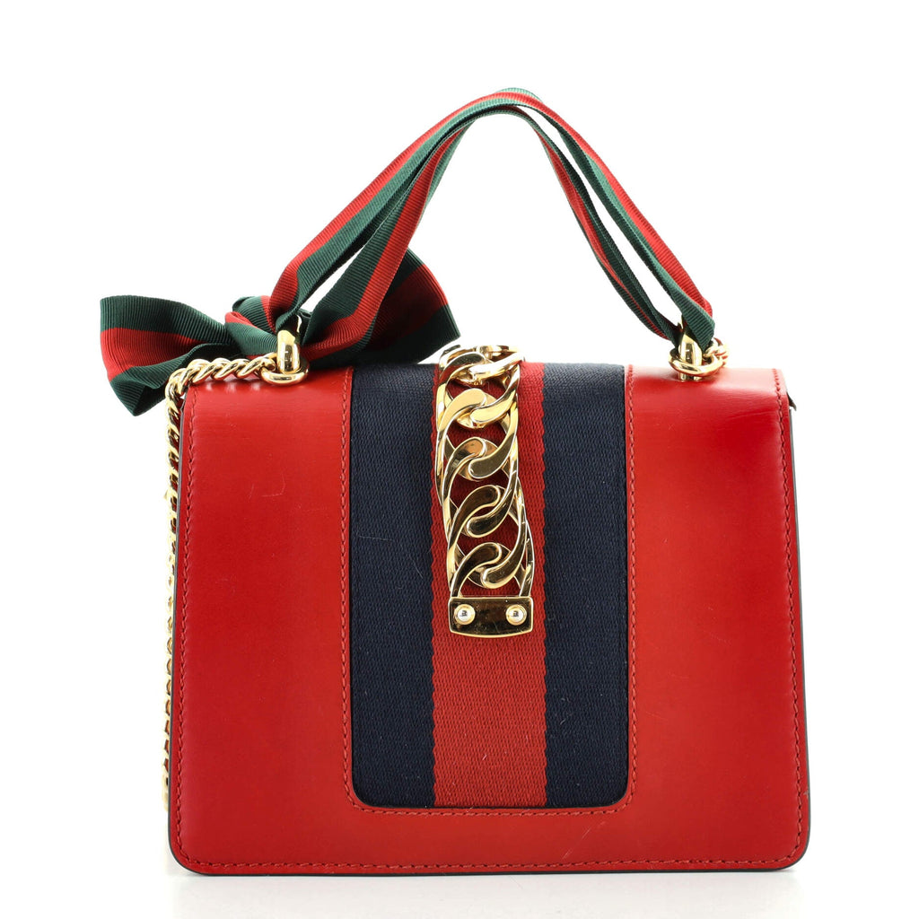 Sylvie Chain Shoulder Bag Leather Mini