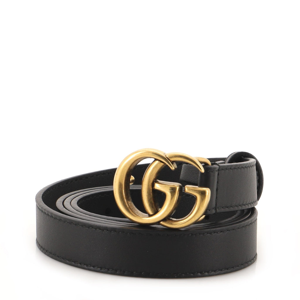 GG Marmont Belt Leather Thin 90