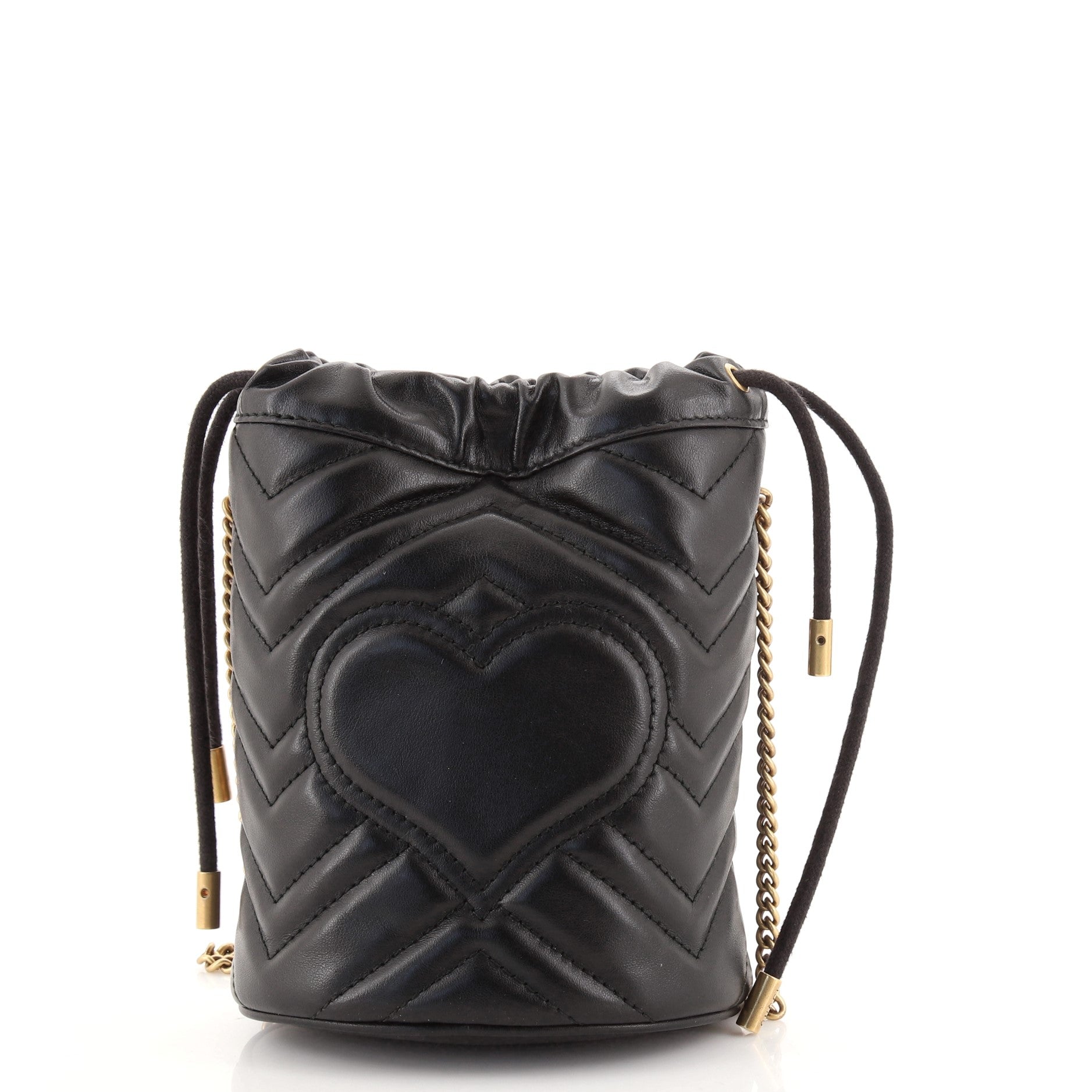 GG Marmont Bucket Bag Matelasse Leather Mini