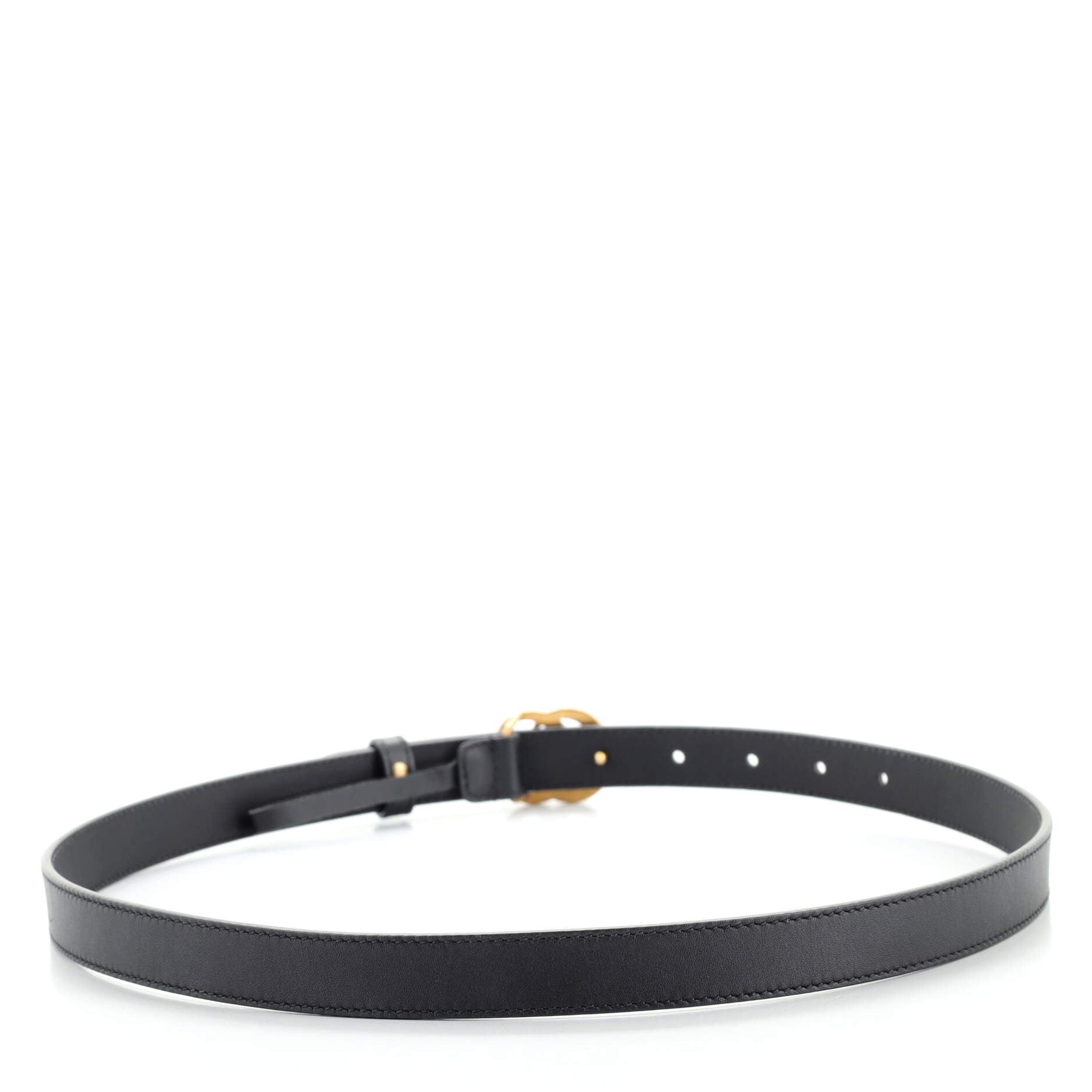 GG Marmont Belt Leather Thin 80