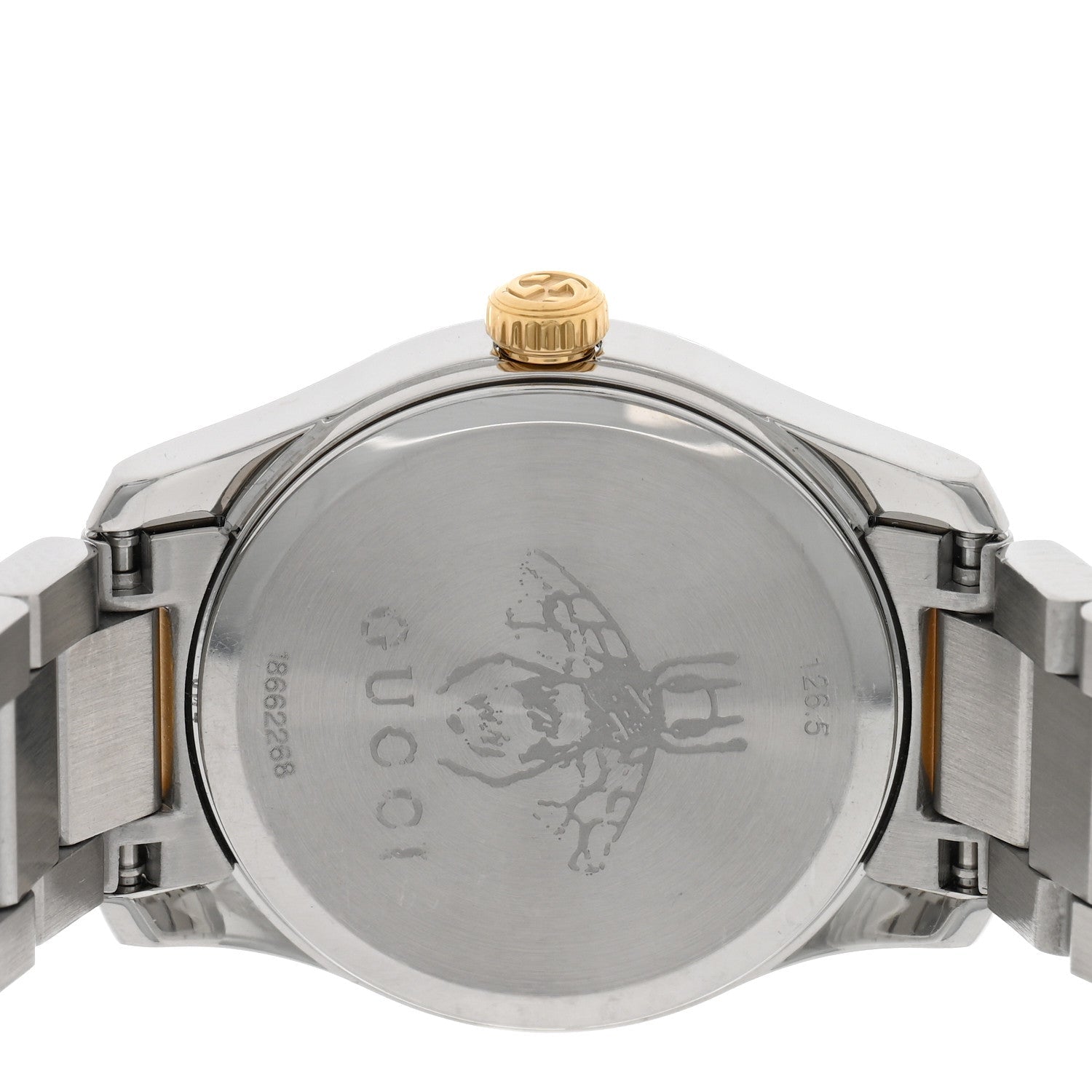 Stainless Steel Diamond 27mm G-Timeless Two Tone Cat Quartz Watch