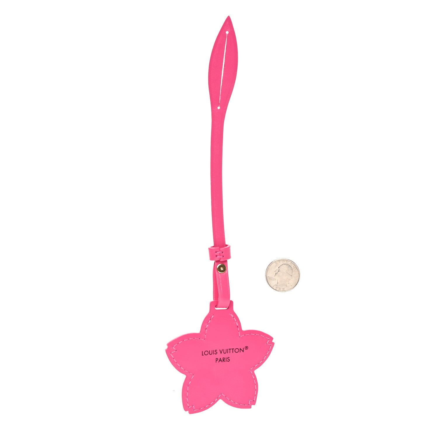 LV X TM Cherry Blossom Bag Charm Pink