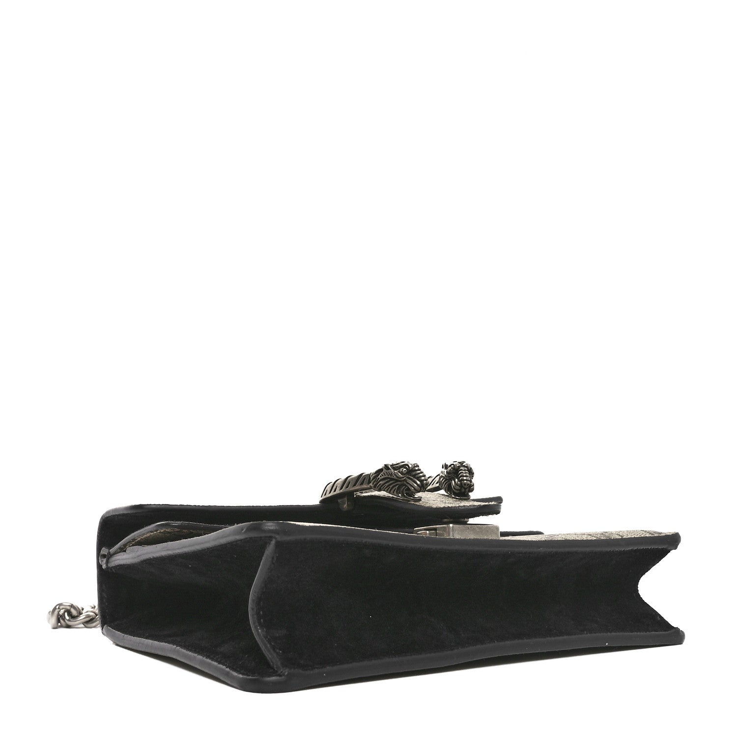 GG Supreme Monogram Mini Dionysus Shoulder Bag Black