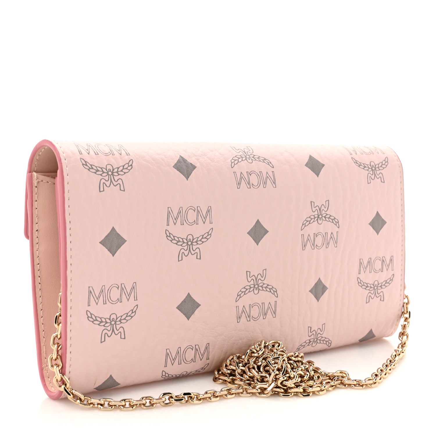 Visetos Large Patricia Wallet On Chain Soft Pink
