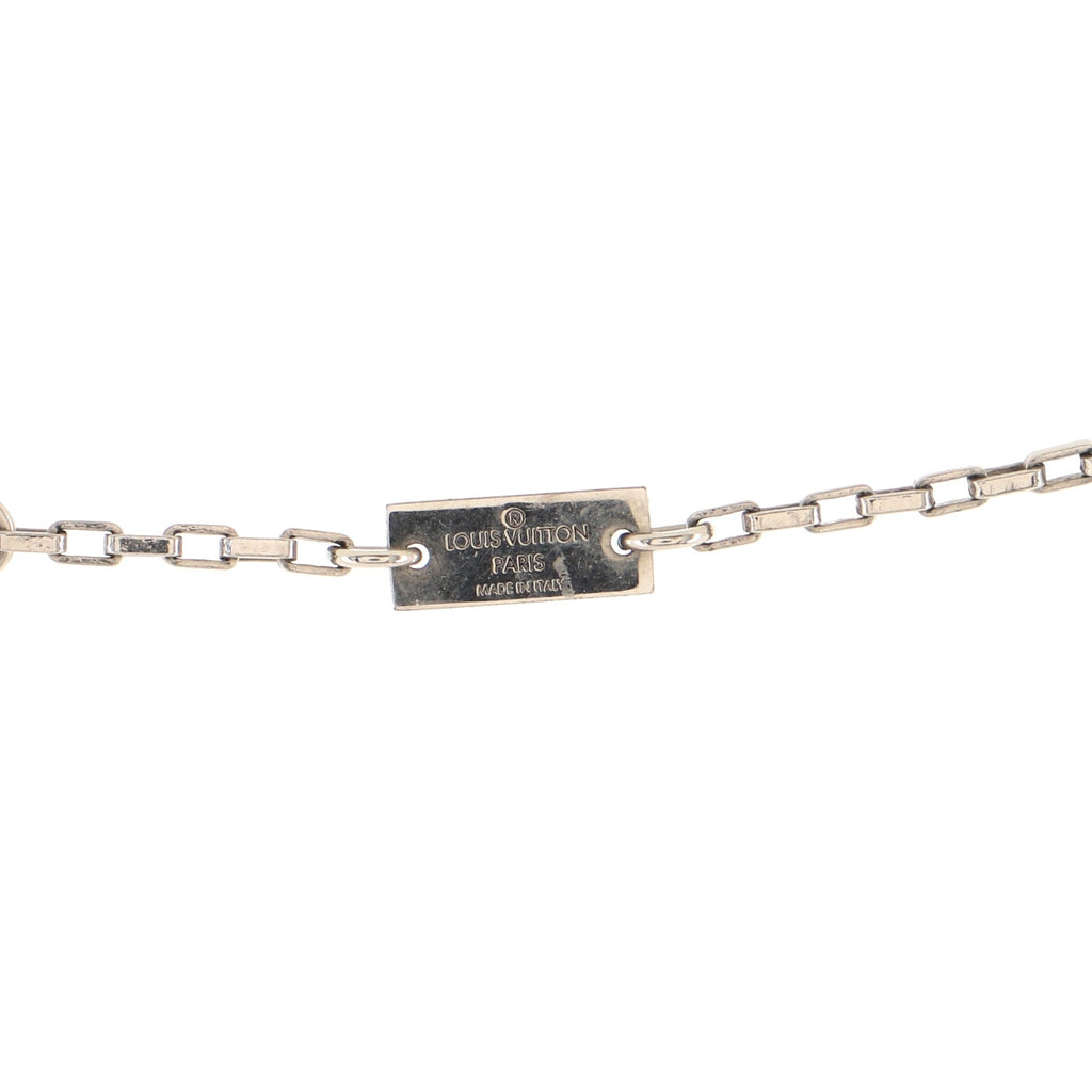 Collier Damier Colors Pendant Necklace Metal with Enamel