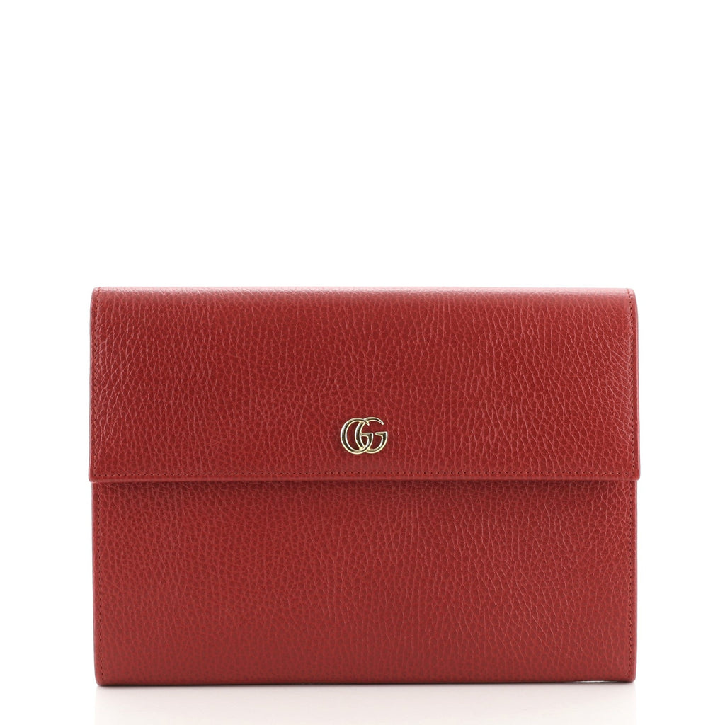 GG Marmont Flap Clutch Leather