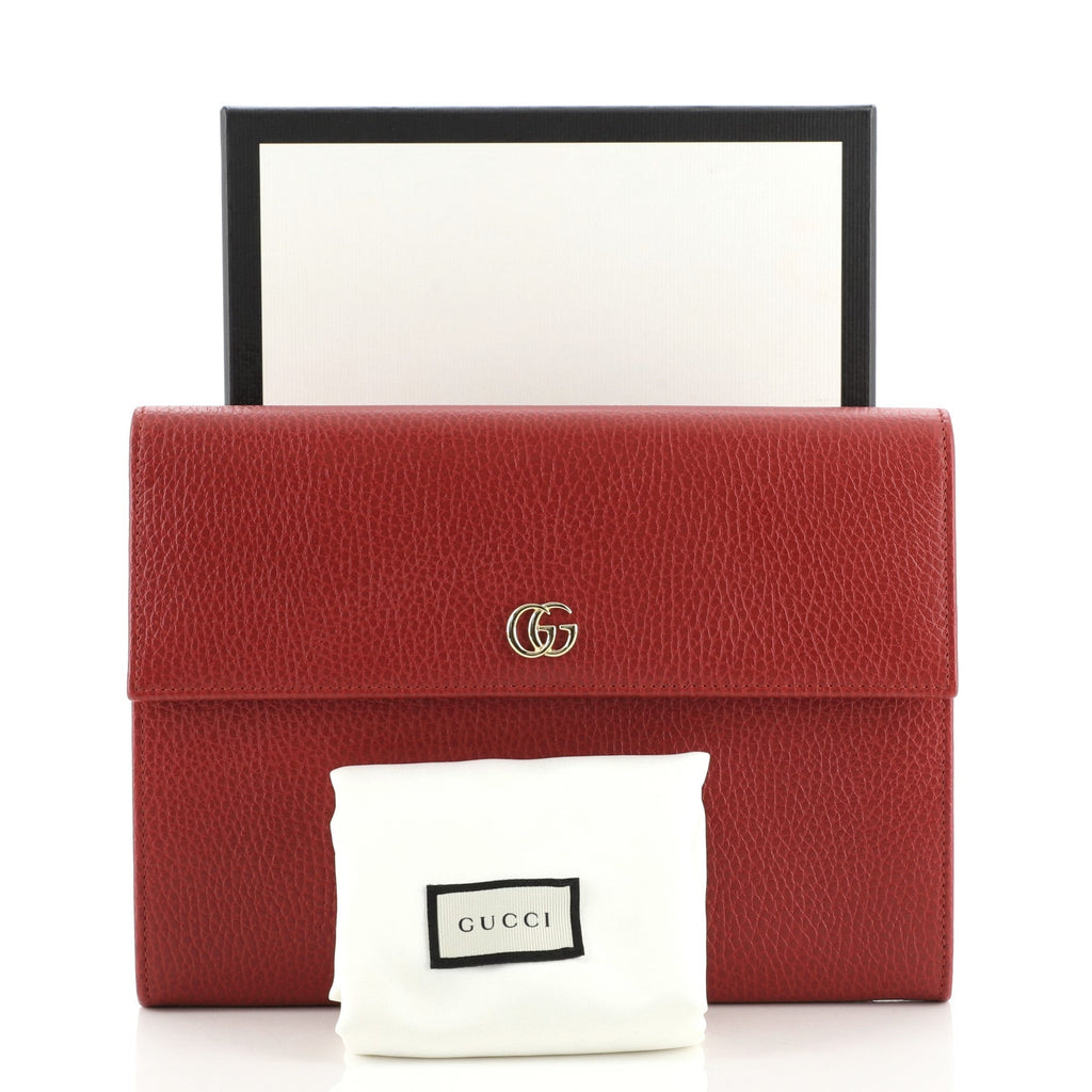 GG Marmont Flap Clutch Leather