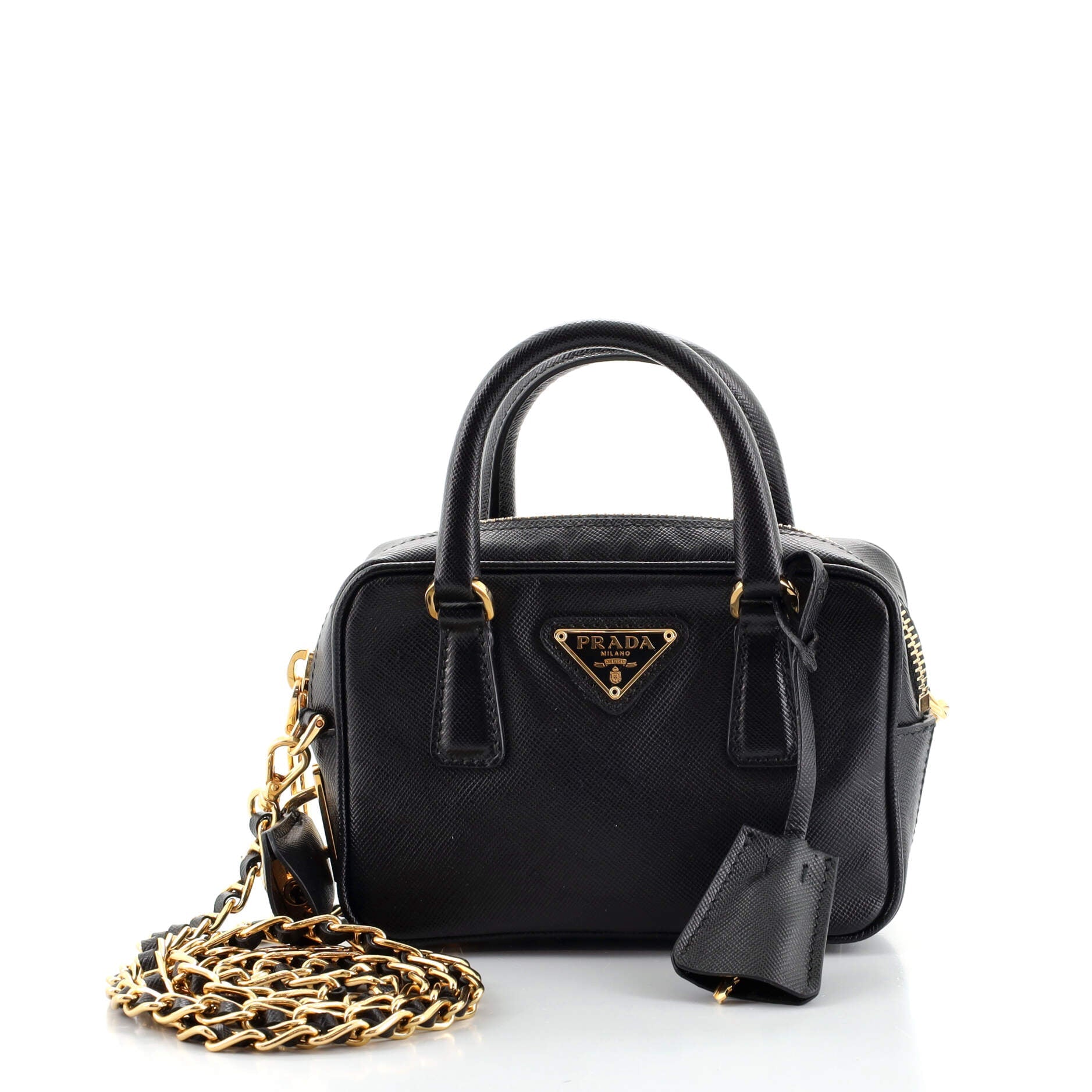 Bauletto Bag Saffiano Leather Mini