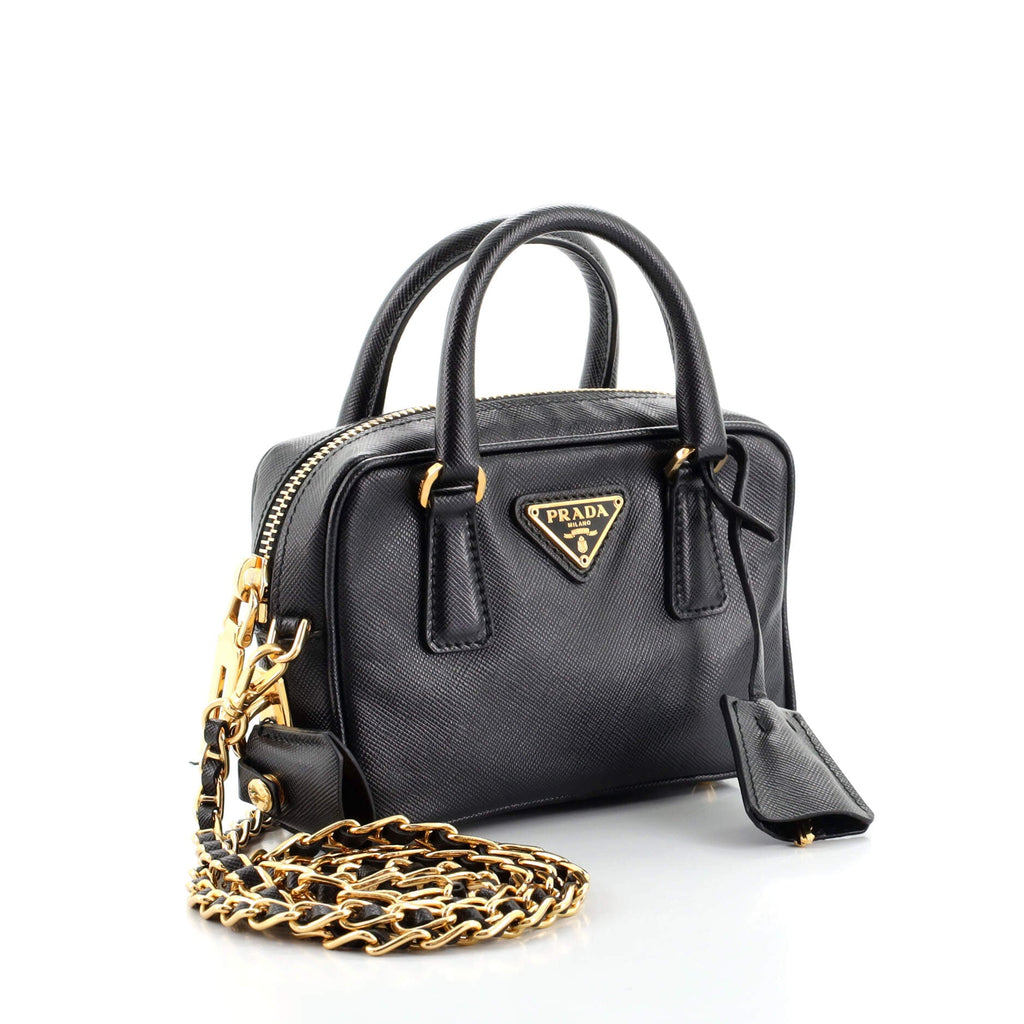 Bauletto Bag Saffiano Leather Mini