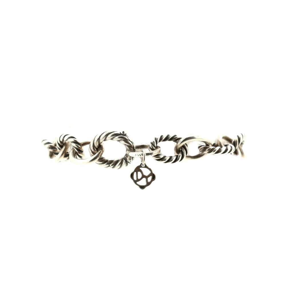 Oval Link Bracelet Sterling Silver Medium