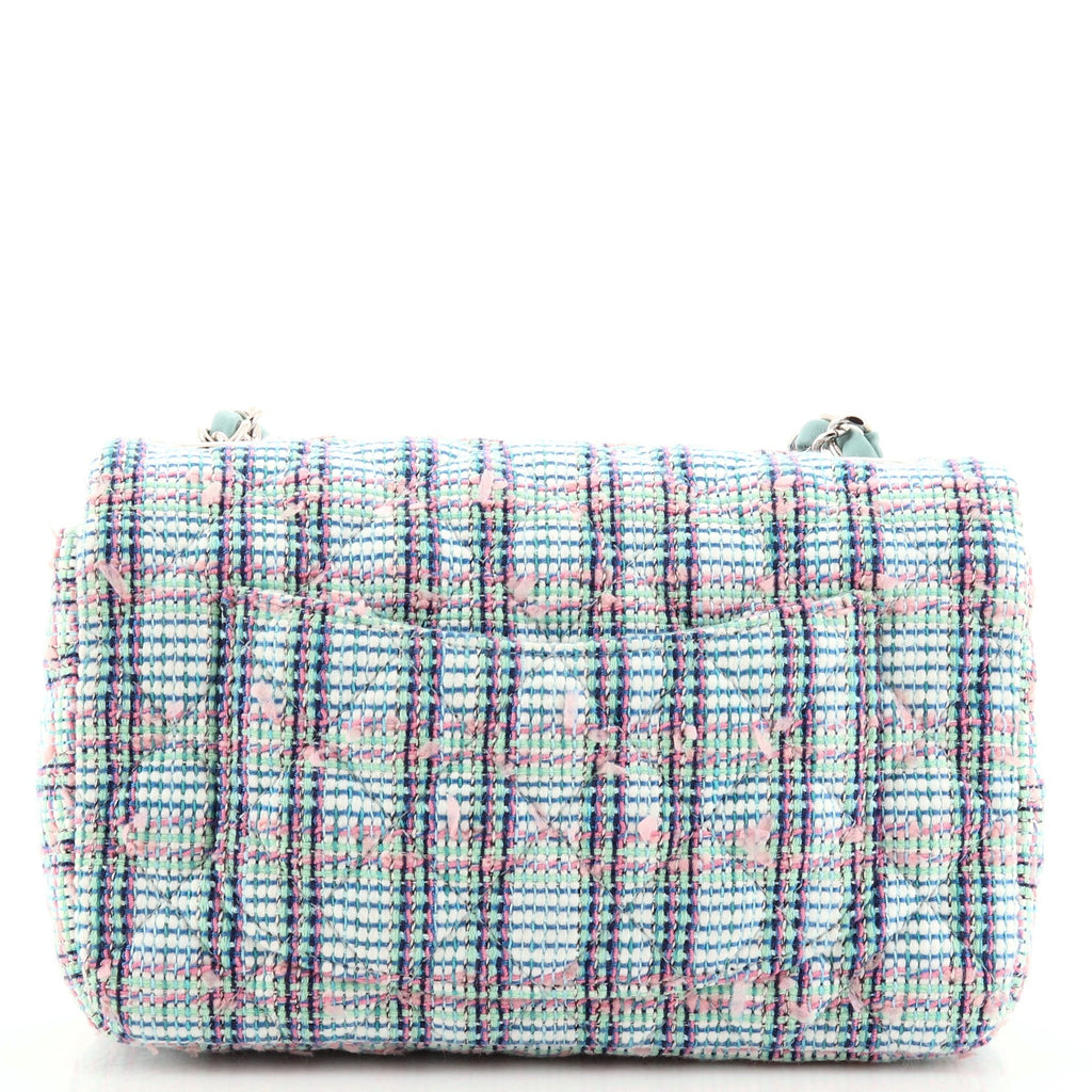 Classic Single Flap Bag Quilted Tweed Mini