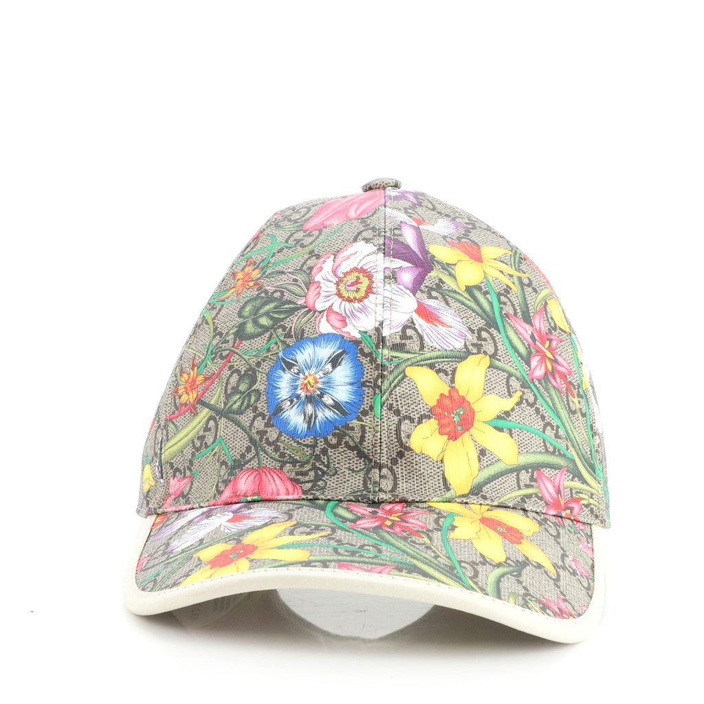 Baseball Cap Flora GG Coated Canvas Large