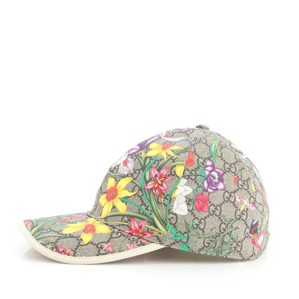 Baseball Cap Flora GG Coated Canvas Large