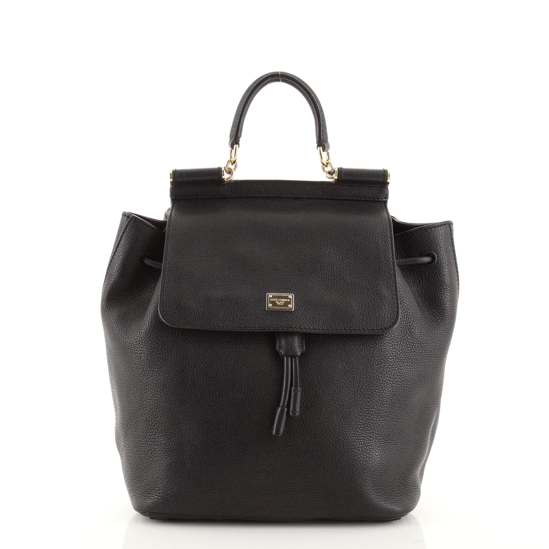 Miss Sicily Backpack Leather Mini