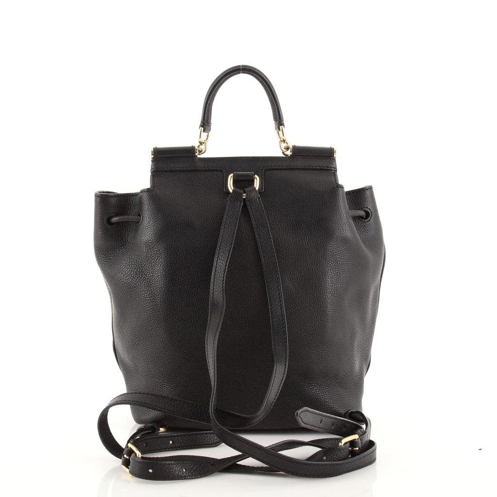 Miss Sicily Backpack Leather Mini