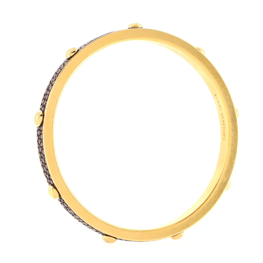 Gimme a Clue Bangle Bracelet Stingray and Metal