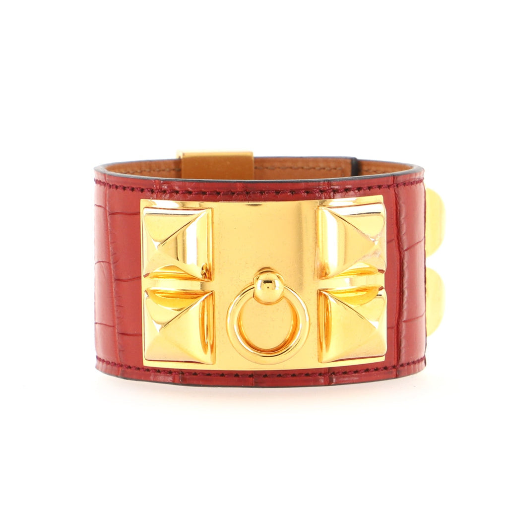 Collier de Chien Bracelet Shiny Alligator