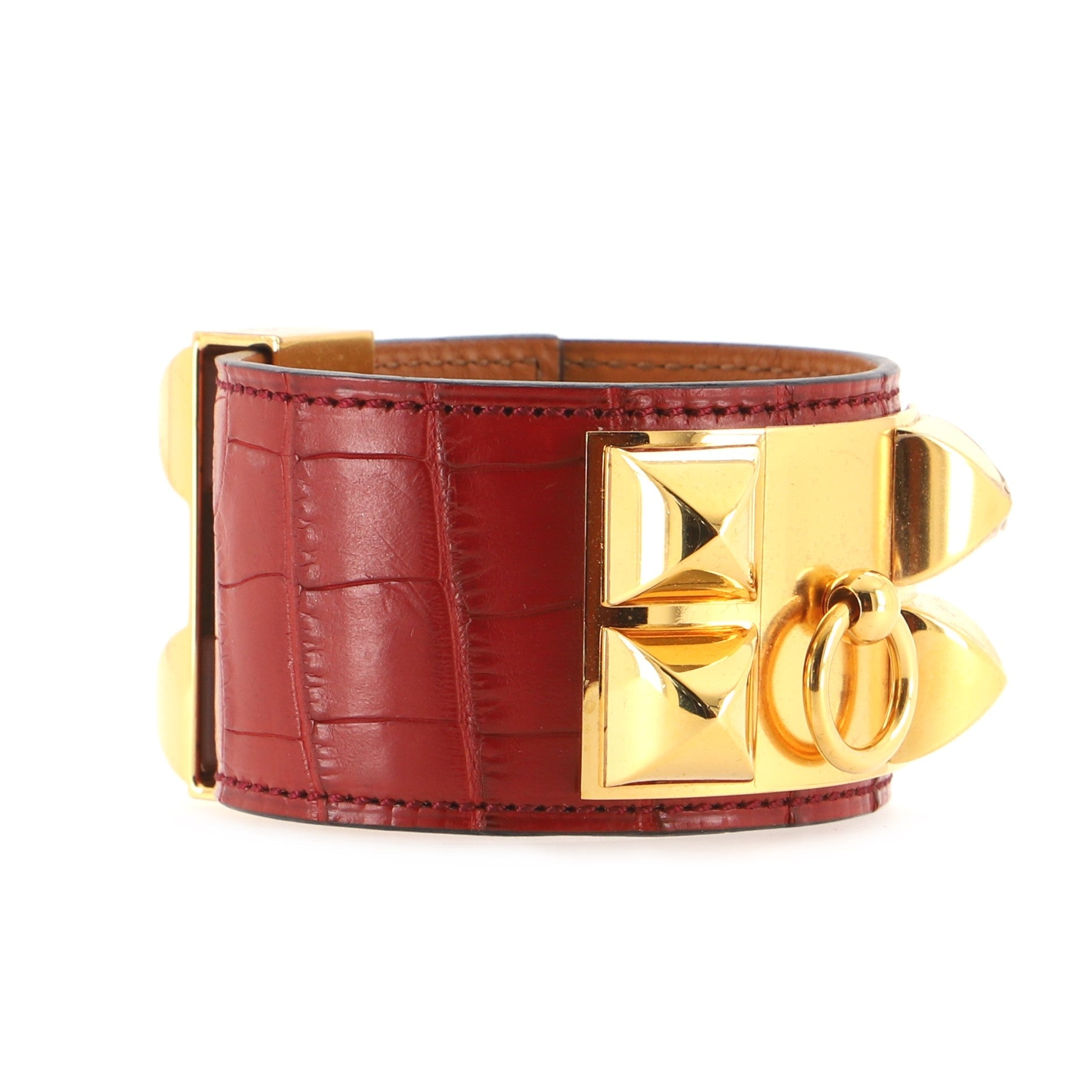 Collier de Chien Bracelet Shiny Alligator