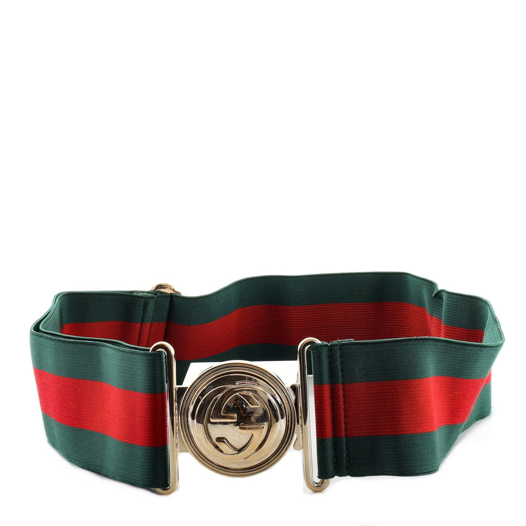 Interlocking G Web Belt Elastic with Metal Extra Wide 95