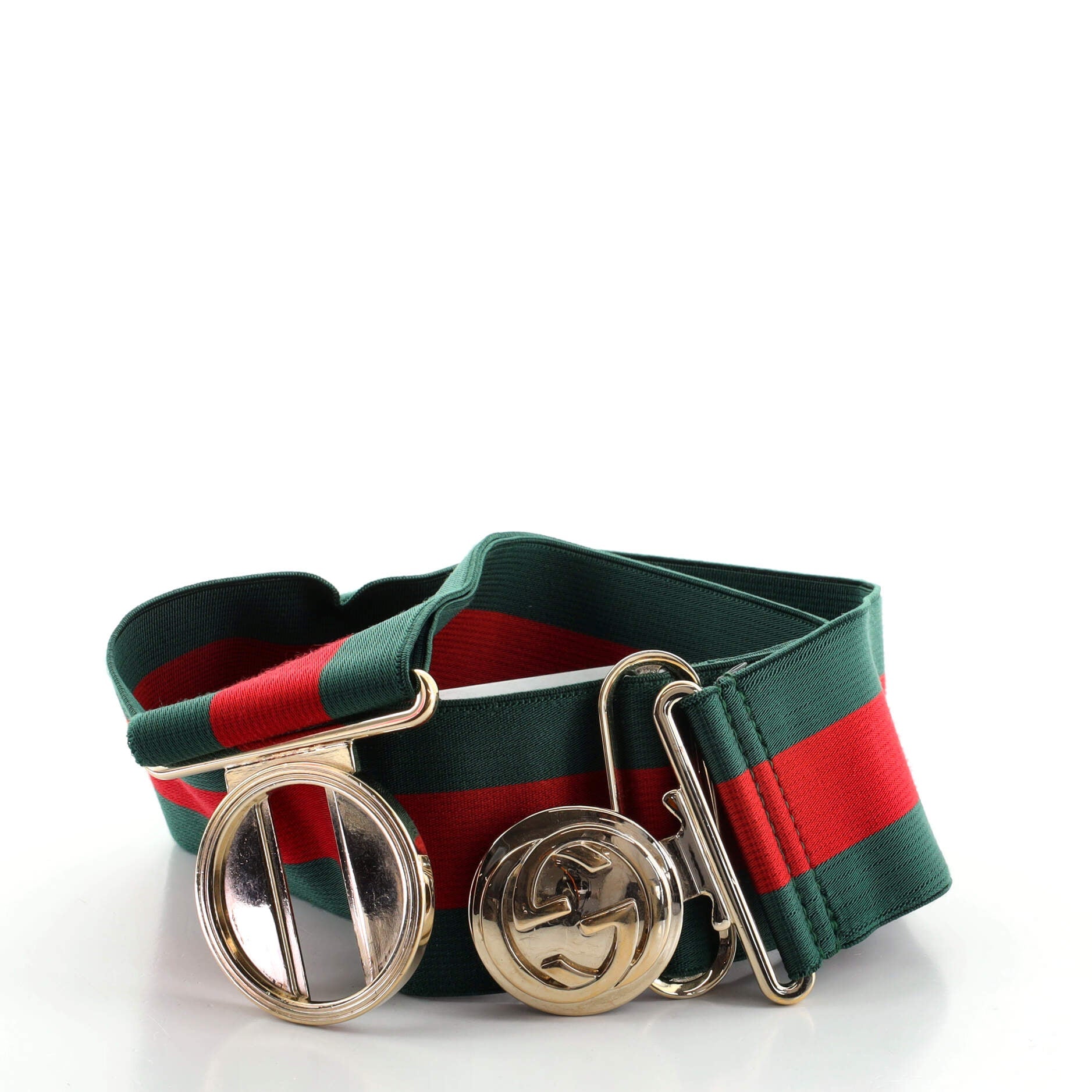 Interlocking G Web Belt Elastic with Metal Extra Wide 95