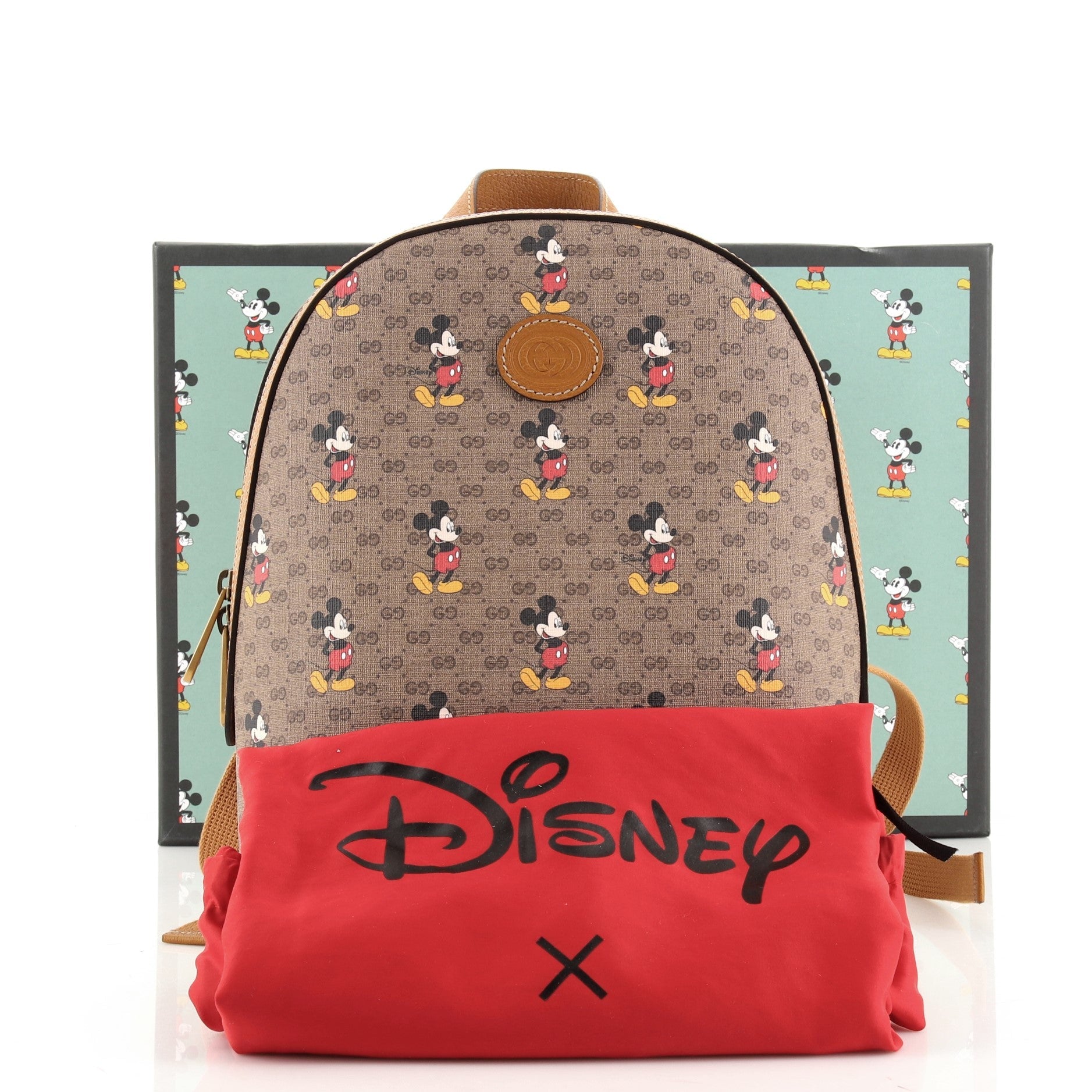 Disney Mickey Mouse Backpack Printed Mini GG Coated Canvas Small