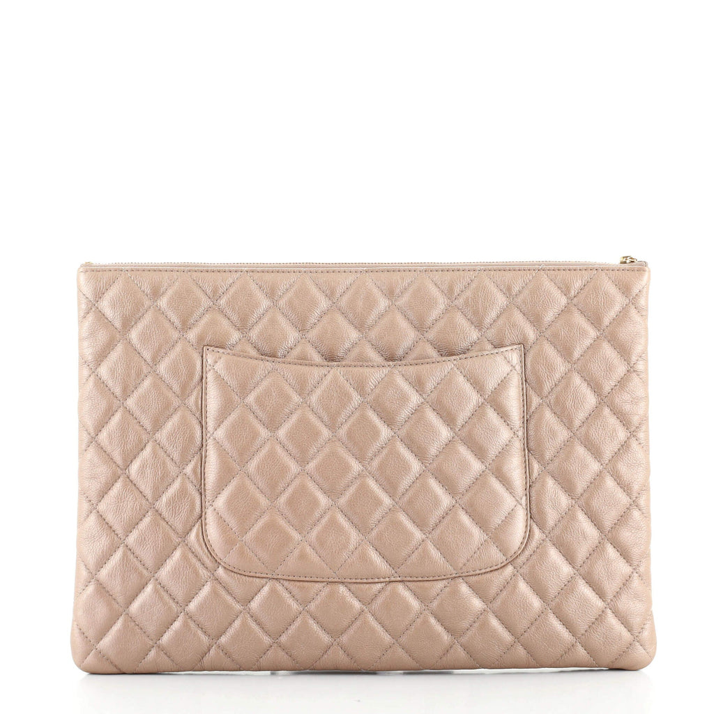 Reissue 2.55 O Case Clutch Quilted Grained Calfskin Large