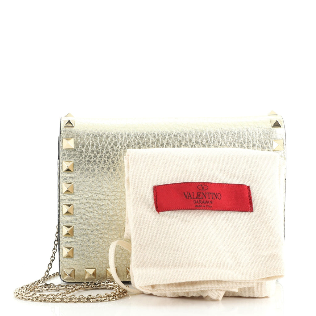 Rockstud Pouch Crossbody Bag Leather Mini