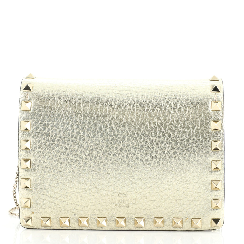 Rockstud Pouch Crossbody Bag Leather Mini